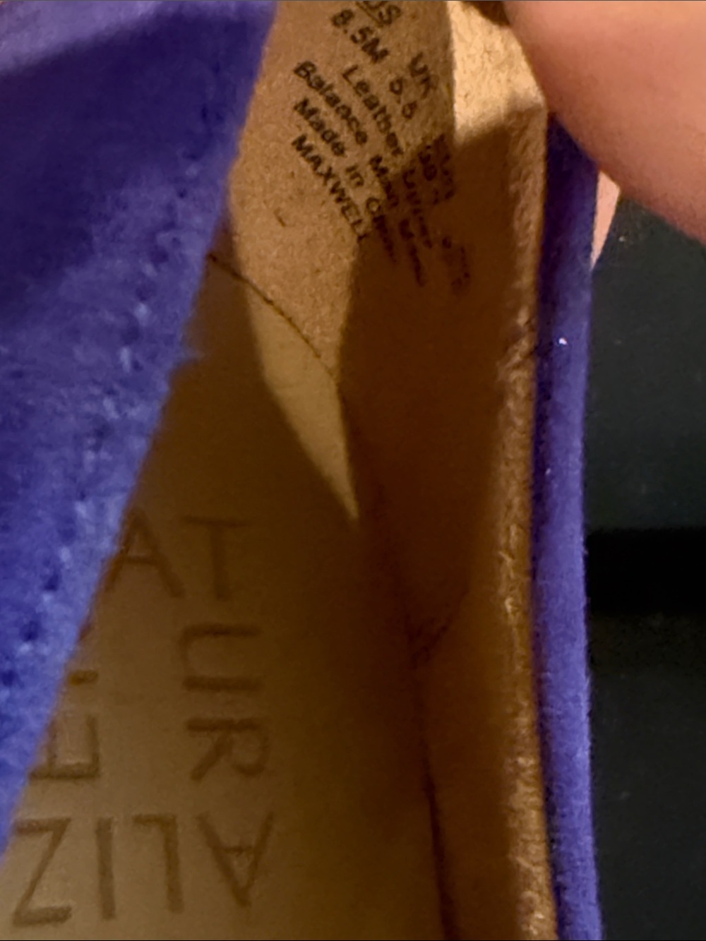 Naturalizer Purple Suede Women's Flats - Picture 6 of 7
